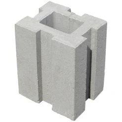 Mr. GARDENER Mauerstein »Pfostenfundamentstein«, BxHxL: 34 X 21,5 X 26,5 Cm, Beton