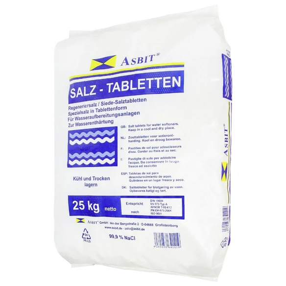 ASBIT Regenerier-Salztabletten, Für Wasserenthärtungsanlagen 1 ASBIT Regenerier-Salztabletten, Für Wasserenthärtungsanlagen