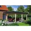 SkanHolz Carport »Wendland«, BxT: 409 X 628 Cm, Firsthöhe: 247 Cm, Unbehandelt