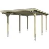 SkanHolz Carport »Emsland«, BxT: 354 X 604 Cm, Firsthöhe: 238 Cm, Unbehandelt