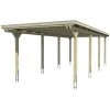 SkanHolz Carport »Emsland«, BxT: 354 X 846 Cm, Firsthöhe: 238 Cm, Unbehandelt