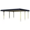 SkanHolz Carport »Wendland«, BxT: 630 X 637 Cm, Firsthöhe: 253 Cm, Farbbehandelt