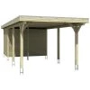 SkanHolz Carport »Spessart«, BxT: 355 X 846 Cm, Firsthöhe: 243 Cm, Lasiert