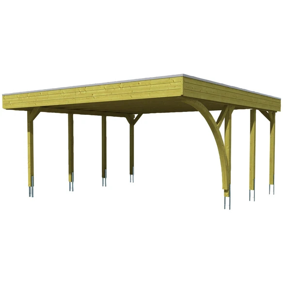 SkanHolz Carport »Friesland Set 7«, BxT: 557 X 555 Cm, Firsthöhe: 254 Cm, Imprägniert 1 SkanHolz Carport »Friesland Set 7«, BxT: 557 X 555 Cm, Firsthöhe: 254 Cm, Imprägniert