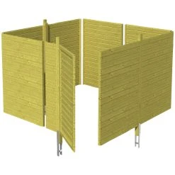 SkanHolz Brüstung, Breite: 78,5 Cm, Grün