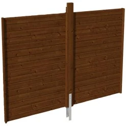 SkanHolz Rückwand, Breite: 291 Cm, Nussbaum