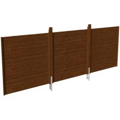 SkanHolz Rückwand, Breite: 550 Cm, Nussbaum