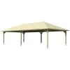 SkanHolz Carport »Taunus«, BxT: 1176 X 634 Cm, Firsthöhe: 380 Cm, Farbbehandelt