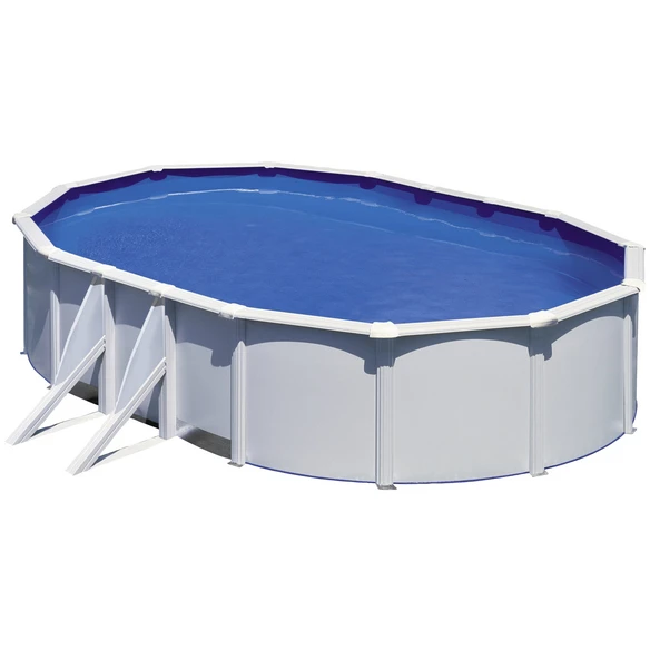 GRE Ovalpool, Weiß, BxHxL: 375 X 120 X 610 Cm 1 GRE Ovalpool, Weiß, BxHxL: 375 X 120 X 610 Cm