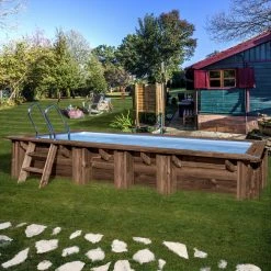 GRE Rechteckpool Set »Mango«, Rechteckig, BxLxH: 320 X 618 X 130 Cm