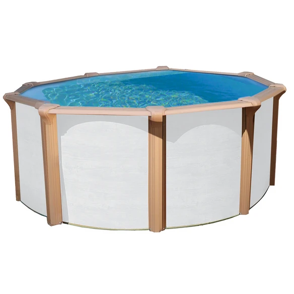 KWAD Schwimmbecken »Stahlmantelbecken Rund«, Weiß/braun, ØxH: 80 X 130 Cm 1 KWAD Schwimmbecken »Stahlmantelbecken Rund«, Weiß/braun, ØxH: 80 X 130 Cm