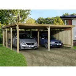 Weka Carport, Holzfarben