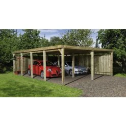 Weka Carport, Holzfarben
