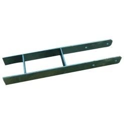 Karibu H-Pfostenanker, B X H: 12 X 12 Cm, Grau