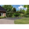 Karibu Doppelcarport »Eco 1 Variante B«, Außenmaß BxT: 527 X 387 Cm, Natur
