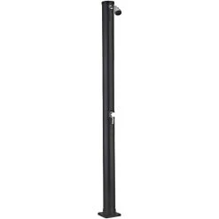 GRE Solardusche, Kunststoff, Mit 20 L-Tank, Verstellbarer Duschkopf