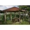 Weka Carport »651«, Außenmaß BxT: 584 X 333 Cm, Grün