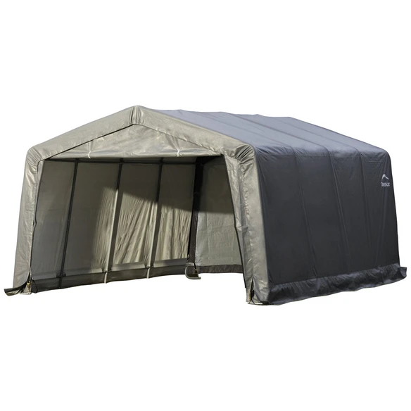 ShelterLogic Foliengarage, B X H: 370 X 260 Cm, Grau 1 ShelterLogic Foliengarage, B X H: 370 X 260 Cm, Grau