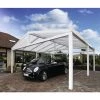 GARDENDREAMS Carport »Satteldachcarport«, B X T X H: 368 X 600 X 250 Cm, Grau