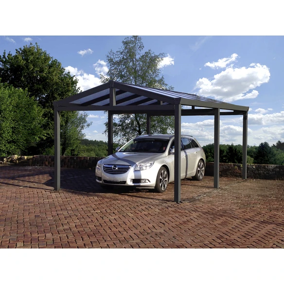 GARDENDREAMS Carport »Satteldachcarport«, B X T X H: 368 X 500 X 250 Cm, Anthrazit 1 GARDENDREAMS Carport »Satteldachcarport«, B X T X H: 368 X 500 X 250 Cm, Anthrazit