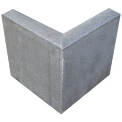 EHL Rasenkantenecke, BxHxL: 5 X 25 X 25 Cm, Beton