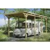 SkanHolz Carport »Emsland 2«, BxT: 404 X 846 Cm, Firsthöhe: 372 Cm, Unbehandelt