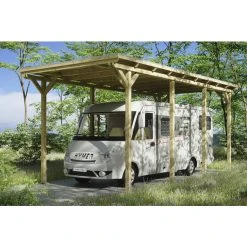 SkanHolz Carport »Emsland 2«, BxT: 404 X 846 Cm, Firsthöhe: 372 Cm, Unbehandelt