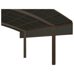 Ximax Carport Zubehör »Seitenwand«, B X H: 6 X 99,5 Cm, Braun