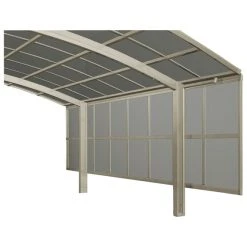 Ximax Carport Zubehör »Seitenwand«, B X H: 6 X 149,5 Cm, Edelstahlfarben