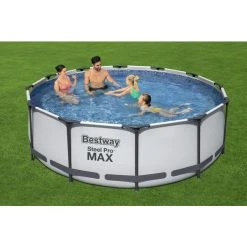 Bestway Rundpool »Steel Pro Max™«, Grau, ØxH: 366 X 100 Cm