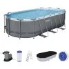 Bestway Rechteckpool »Power Steel™«, Grau, BxHxL: 549 X 122 X 274 Cm