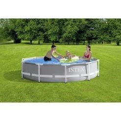 Intex Rundpool »Prism Rondo«, Grau, ØxH: 305 X 76 Cm