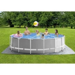 Intex Rundpool »Prism Rondo«, Grau, ØxH: 457 X 122 Cm