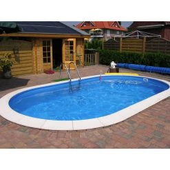 MYPOOL Ovalpool, Weiß, BxH: 350 X 150 Cm