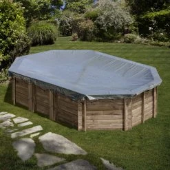 GRE Winterabdeckplane, Breite: 696 Cm, Polyvinylchlorid (PVC)