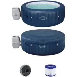 Bestway Whirlpool »LAY-Z-SPA® Milan AirJet Plus™«, ØxH: 196 X 71 Cm, Dunkelblau, 6 Sitzplätze