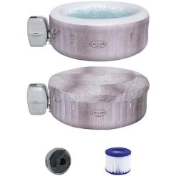 Bestway Whirlpool »LAY-Z-SPA® Cancun AirJet™«, ØxH: 180 X 66 Cm, Grau, 4 Sitzplätze