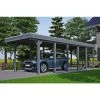 SkanHolz Carport »Friesland«, BxT: 314 X 860 Cm, Firsthöhe: 241 Cm, Lasiert
