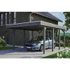 SkanHolz Carport »Friesland«, BxT: 397 X 555 Cm, Firsthöhe: 241 Cm, Lasiert
