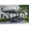 SkanHolz Carport »Friesland Set 6«, BxT: 314 X 555 Cm, Firsthöhe: 241 Cm, Lasiert