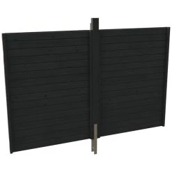 SkanHolz Rückwand Zum Einbau In Ein SKAN HOLZ Carport, Schiefergrau