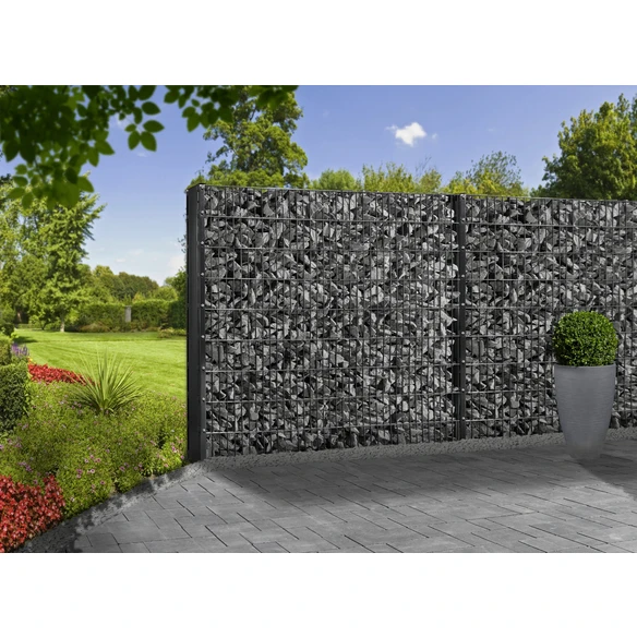 Floraworld Gabionen-Set, BxHxL: 12 X 123 X 201 Cm, Stahl 1 Floraworld Gabionen-Set, BxHxL: 12 X 123 X 201 Cm, Stahl