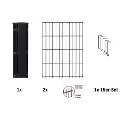 Floraworld Gabione, BxHxL: 12 X 83 X 201 Cm, Stahl