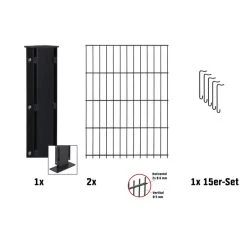 Floraworld Gabione, BxHxL: 12 X 83 X 201 Cm, Stahl