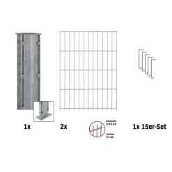 Floraworld Gabione, BxHxL: 12 X 103 X 201 Cm, Stahl