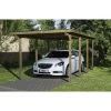 Weka Carport »606 Gr. 2«, Grün, Kiefernholz, BxT: 250 X 600 Cm