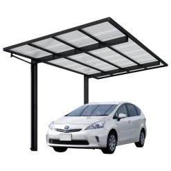 Ximax Einzelcarport »Swingline«, Außenmaß BxT: 274,6 X 531 Cm, Schwarz