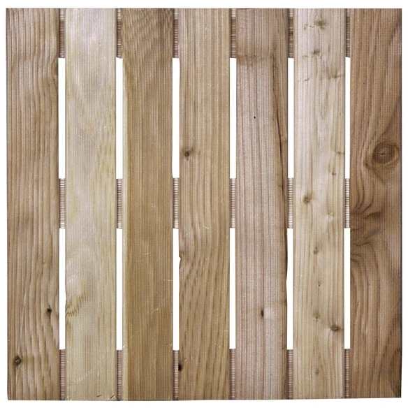 Mr. GARDENER Holzfliese, BxL: 50 X 50 Cm, Natur 1 Mr. GARDENER Holzfliese, BxL: 50 X 50 Cm, Natur