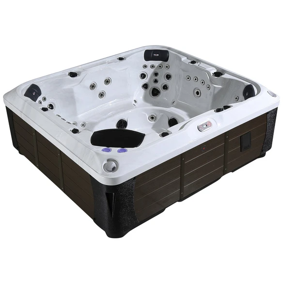 Canadian Spa Whirlpool, 213 X 87 X 243 Cm, Braun, 7 Sitzplätze 1 Canadian Spa Whirlpool, 213 X 87 X 243 Cm, Braun, 7 Sitzplätze