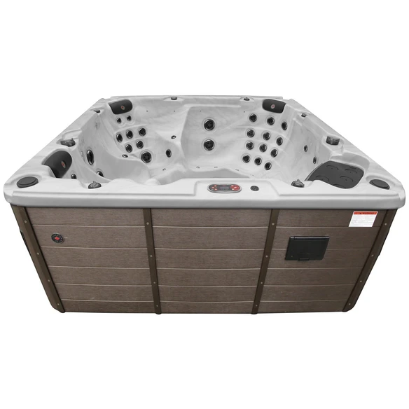 Canadian Spa Whirlpool, 228 X 99 X 228 Cm, Braun, 6 Sitzplätze 1 Canadian Spa Whirlpool, 228 X 99 X 228 Cm, Braun, 6 Sitzplätze